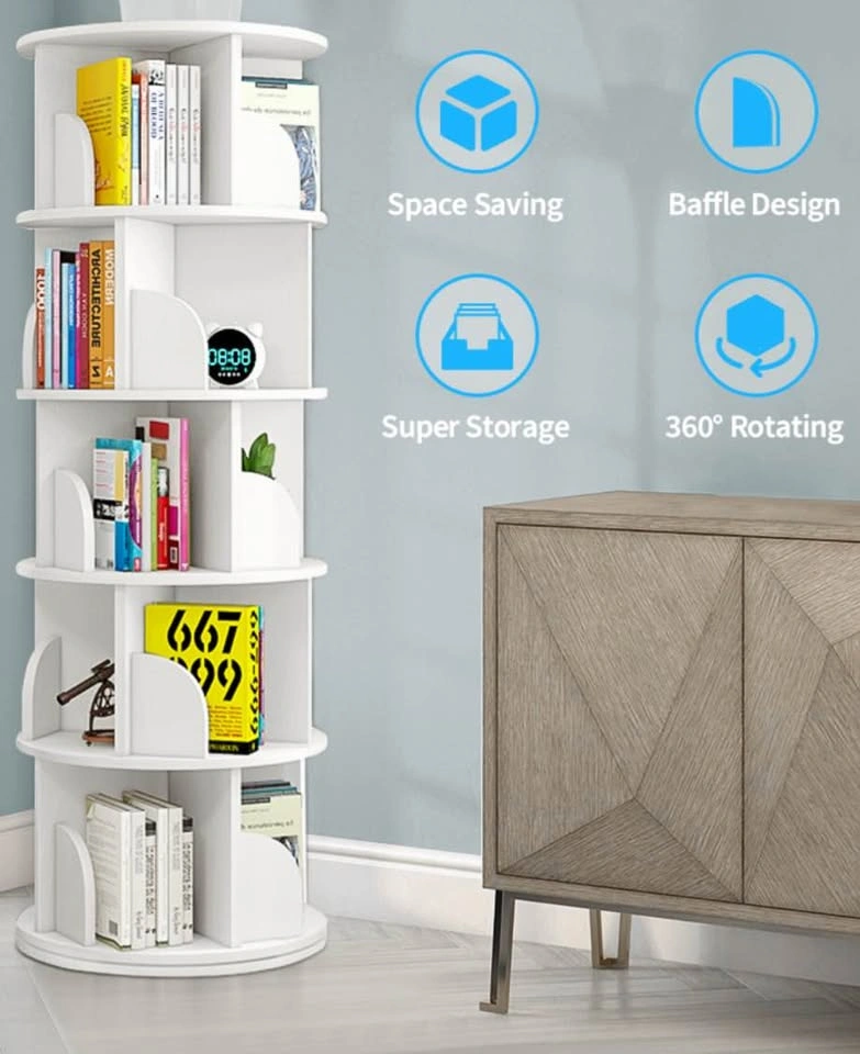OBO for 5-Tier Rotating Bookshelf, First come first Serve! - photo 2