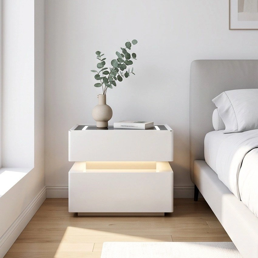 C4226 CBD035 Smart Nightstand with Wireless Charging & LED