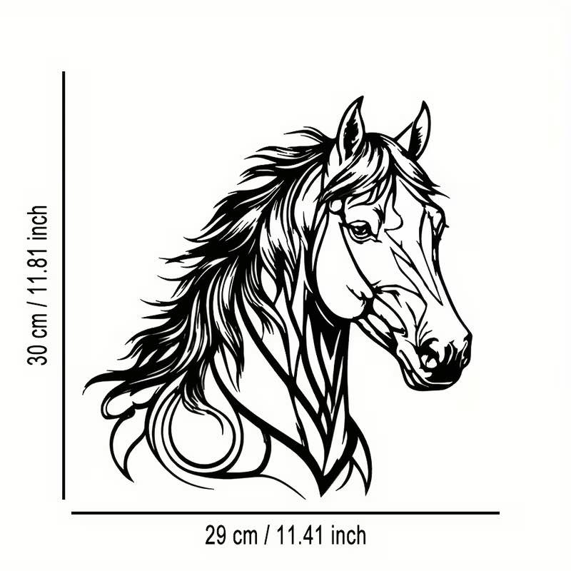 *NEW* Horse Head Metal Wall Art - photo 2