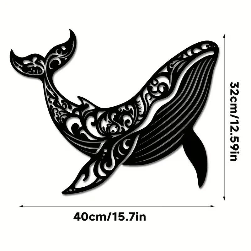 *NEW* Whale Metal Wall Art Decor - photo 2
