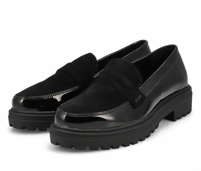 Patent Leather & Faux Suede Loafers! Worn ONCE!! - photo 2