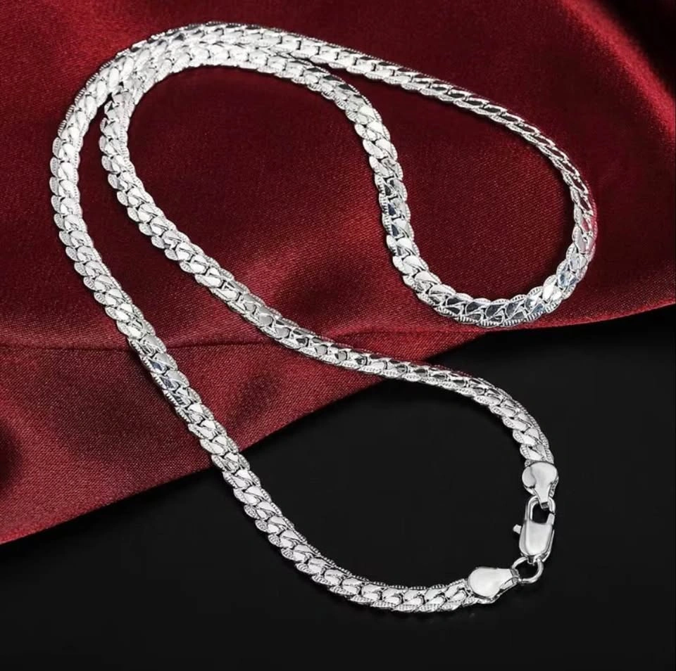 New 20" Flat Curb Link Chain Necklace - photo 2