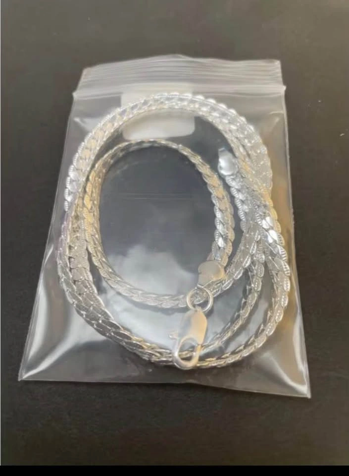 New 20" Flat Curb Link Chain Necklace - photo 5
