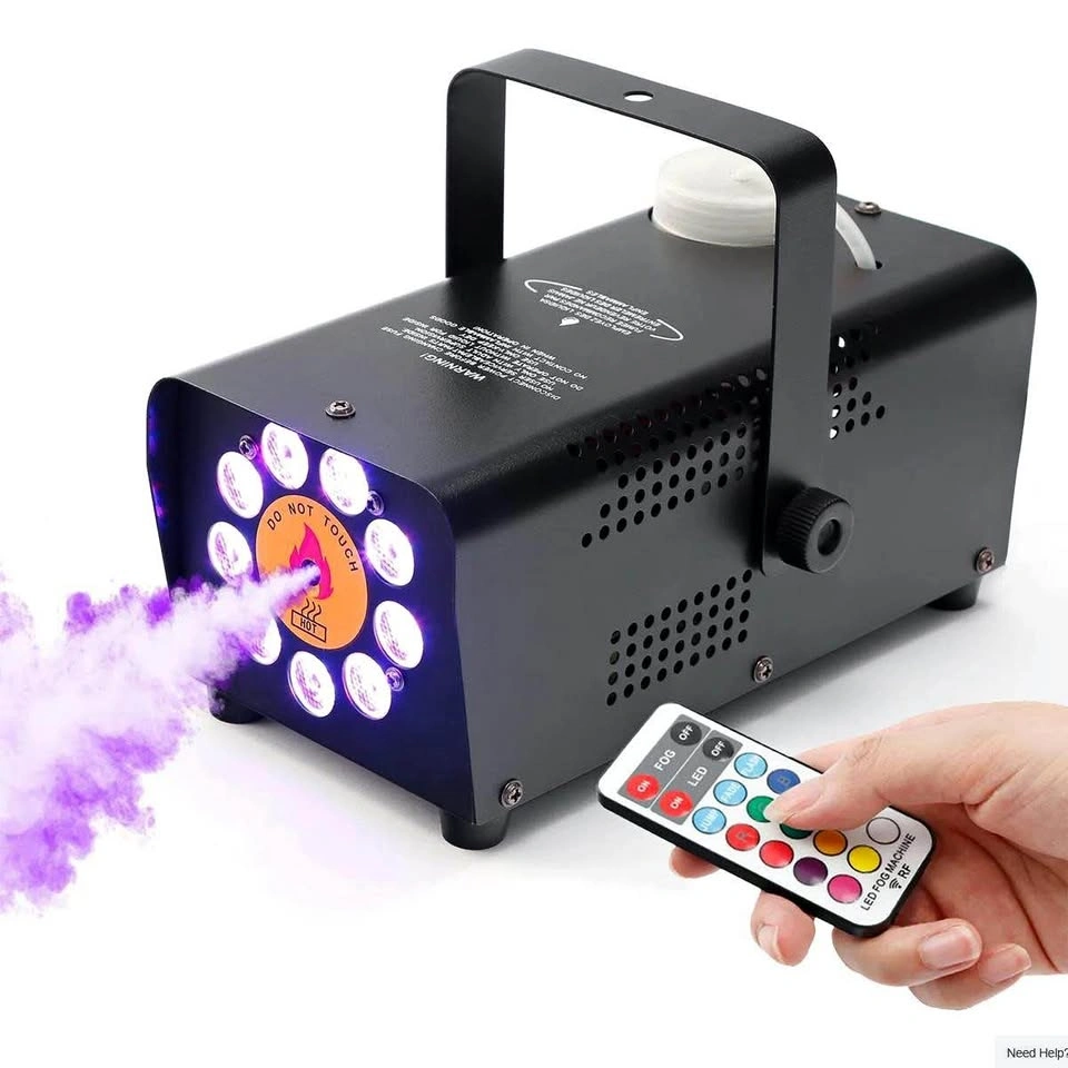 Fog Machine with 9 LED Lights