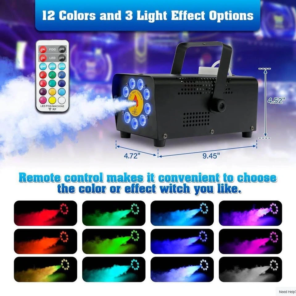 Fog Machine with 9 LED Lights - photo 4