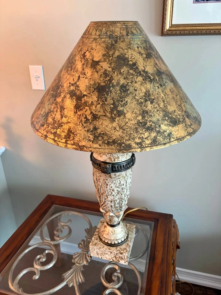 Table Lamp Large Ornate Tuscan / Old World
