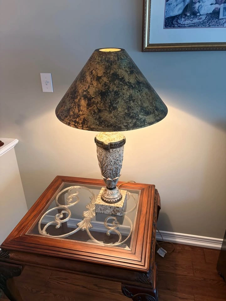 Table Lamp Large Ornate Tuscan / Old World - photo 3