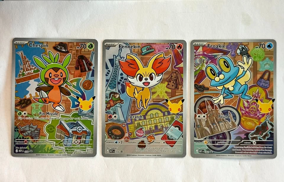First Partner Series 3 Gen 6 Pokemon