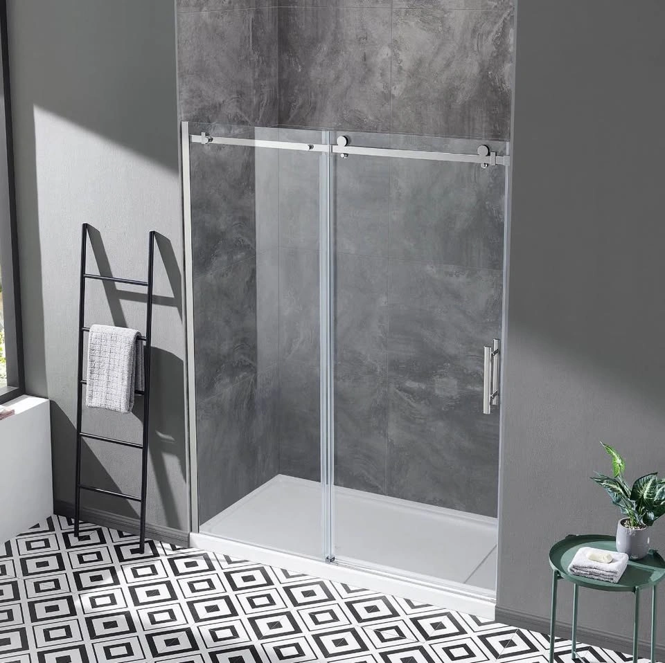 Brand New OVE Decors Kelsey Frameless Sliding Shower Door - photo 2