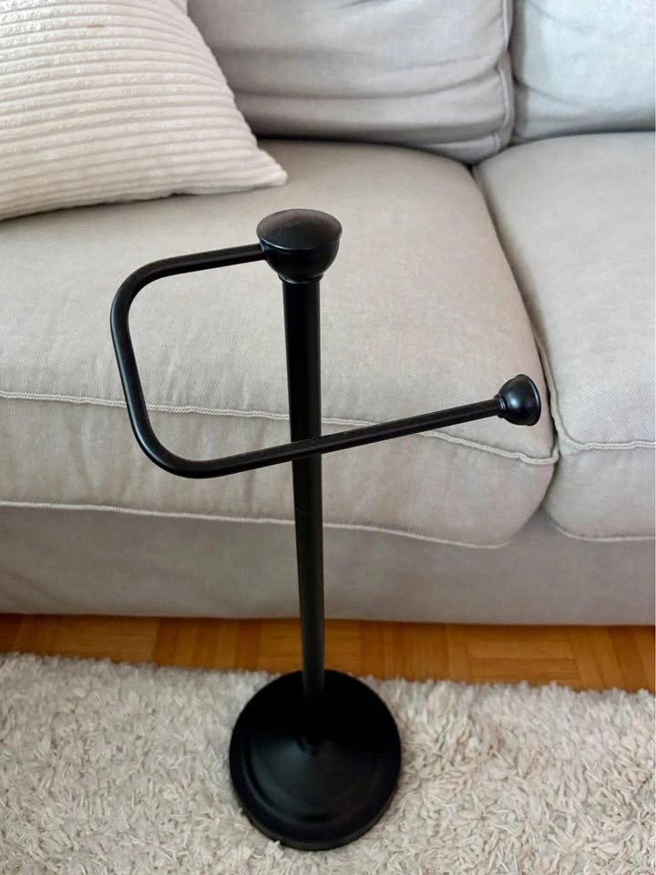 Freestanding Toilet Paper Roll Holder & Stand - photo 2