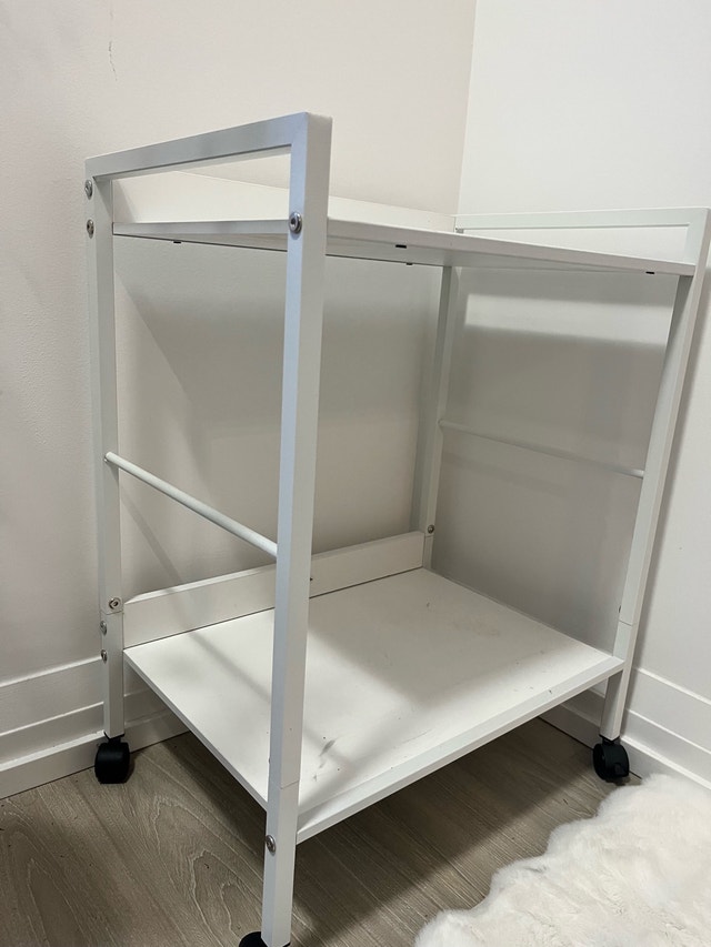 Two-Tier Rolling Utility Cart