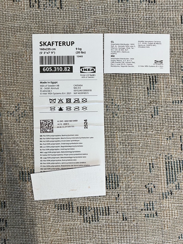 IKEA SKAFTERUP rug - photo 4