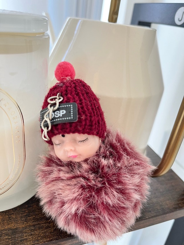 Baby Doll Pom Pom Keychain - photo 2
