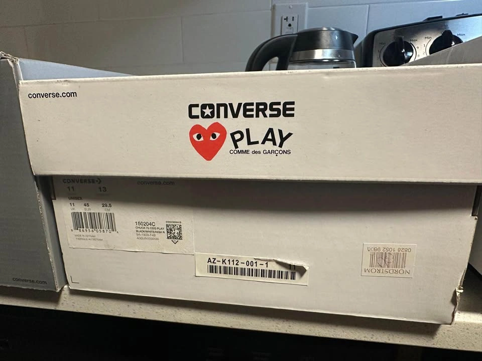 Converse Comme Des Garcons - Size 11 - photo 2