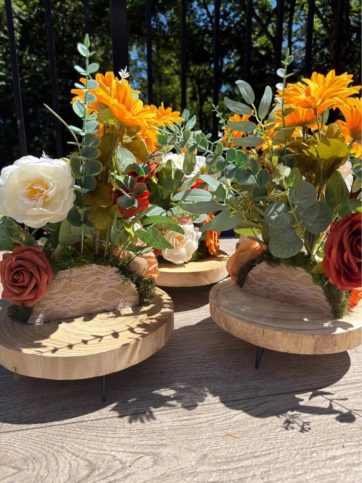 Complete Rustic/Fall Wedding Floral Decor Package - photo 3