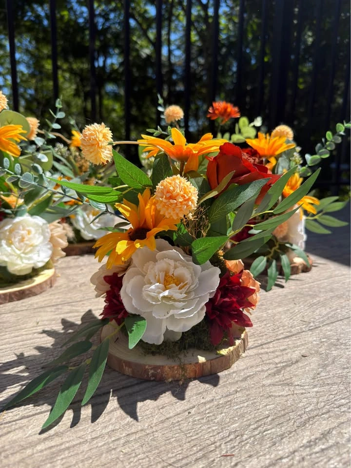 Complete Rustic/Fall Wedding Floral Decor Package - photo 5