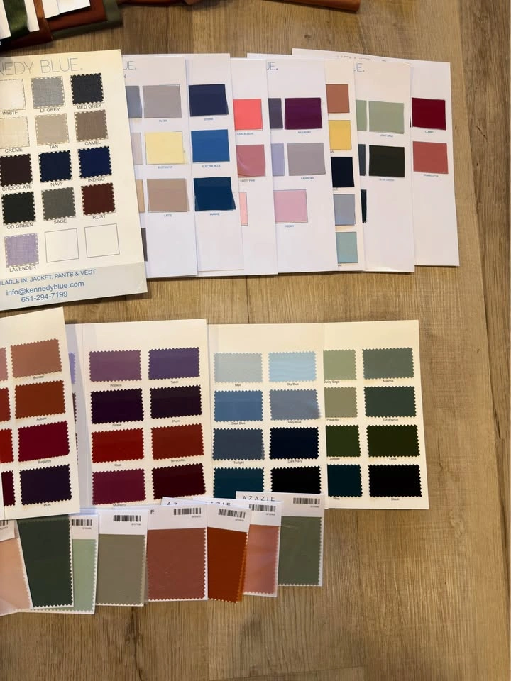 Large Bridesmaid Dress Fabric Swatch Collection - photo 3
