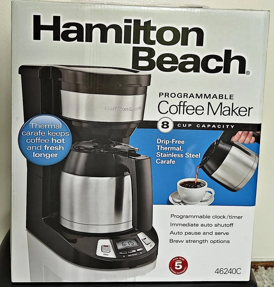 Hamilton Beach 8-Cup Thermal Programmable Coffee Maker