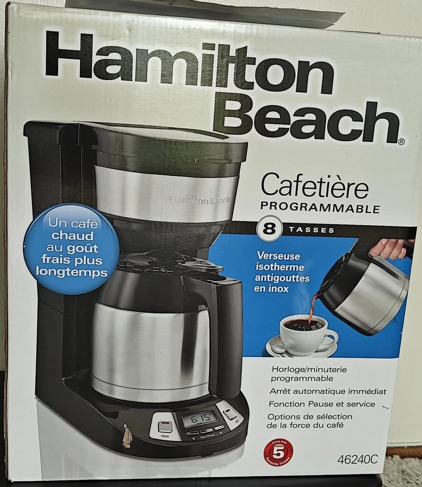Hamilton Beach 8-Cup Thermal Programmable Coffee Maker - photo 4