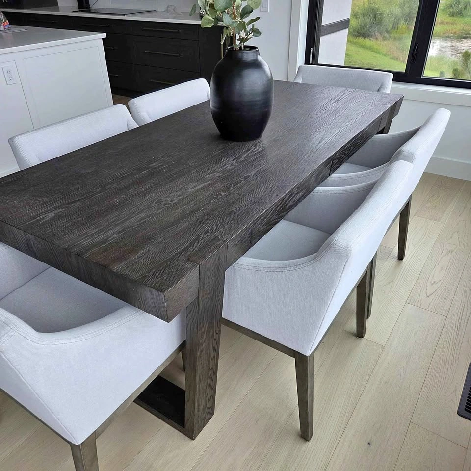 Restoration Hardware (RH) Brown Oak Antoccino Dining Table