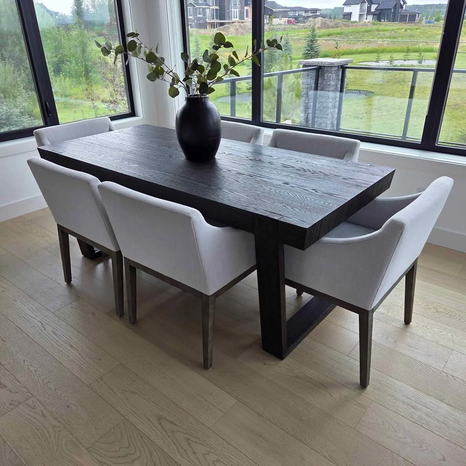 Restoration Hardware (RH) Brown Oak Antoccino Dining Table - photo 2