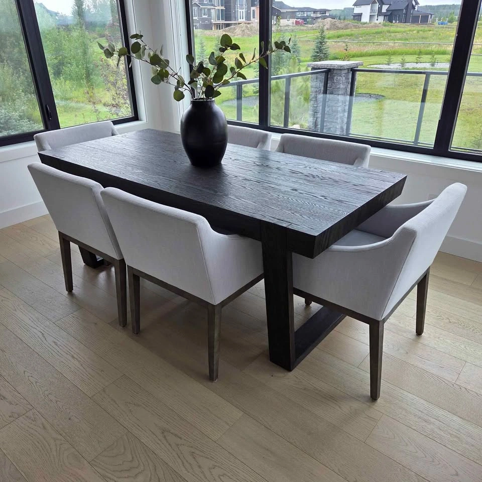 Restoration Hardware (RH) Brown Oak Antoccino Dining Table - photo 3