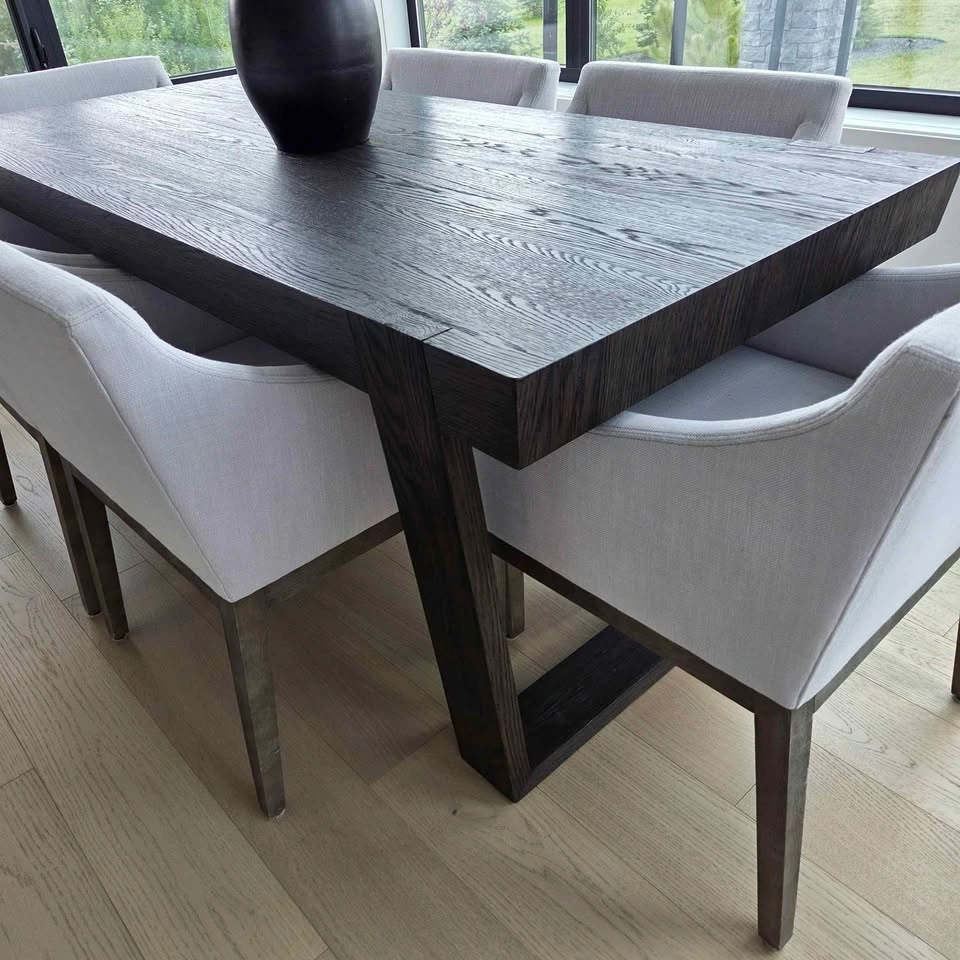 Restoration Hardware (RH) Brown Oak Antoccino Dining Table - photo 5