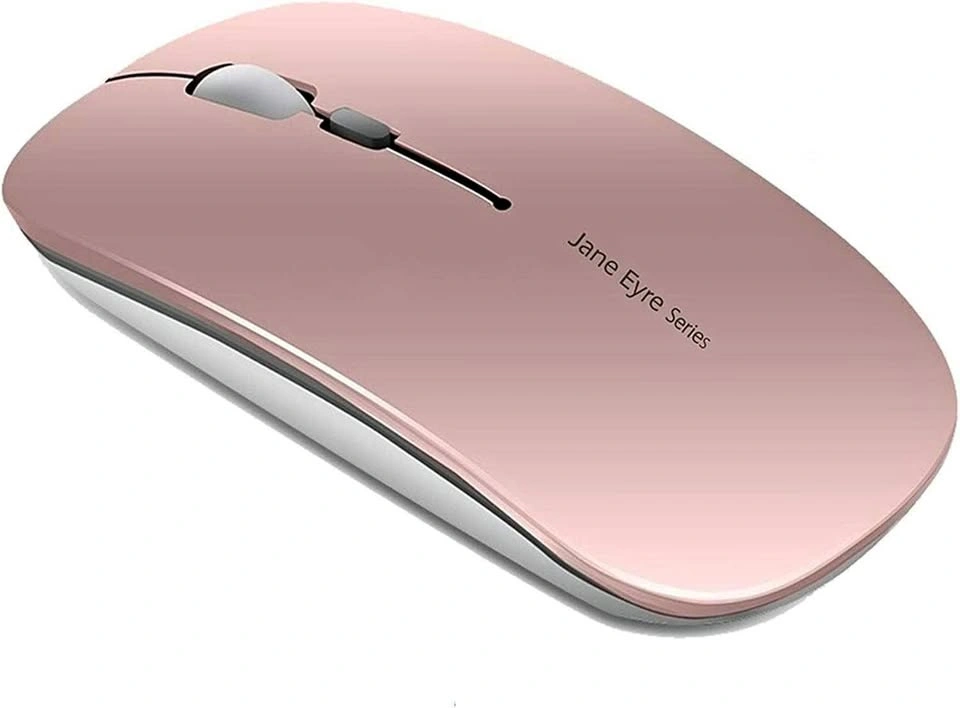 Slim Rechargeable Wireless Mouse, 2.4G Portable Optical