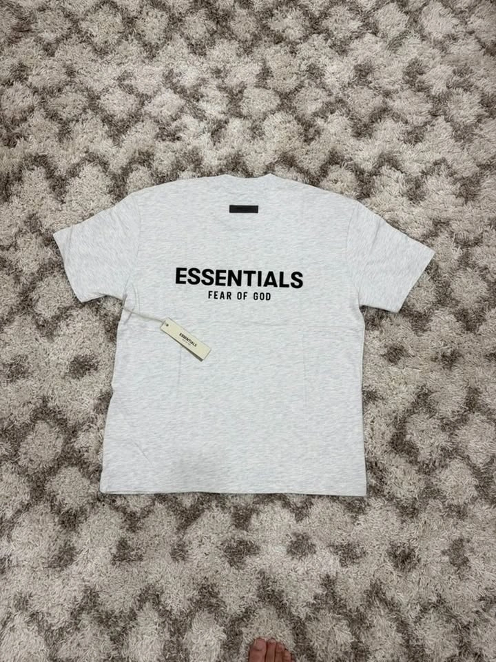 AUTHENTIC Essentials Light Oatmeal Tees/Shorts for Sale - photo 3