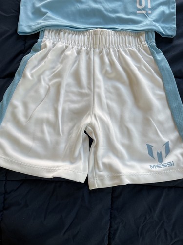 Messi Collection Light Blue Soccer Kit Jersey and Shorts 4T - photo 2