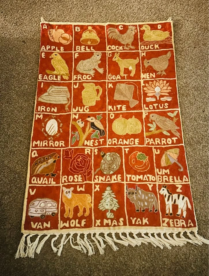 Handmade Silk Wall Tapestry