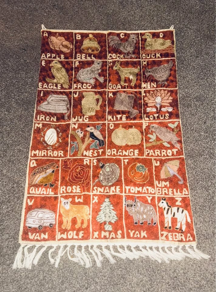 Handmade Silk Wall Tapestry - photo 2