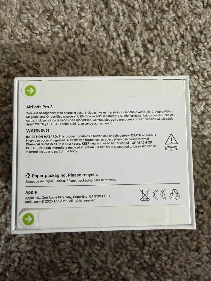 AirPods Pro 3 Brand New Sealed with Serial # - photo 2