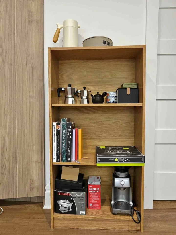 Wood Bookcase / Storage Shelf