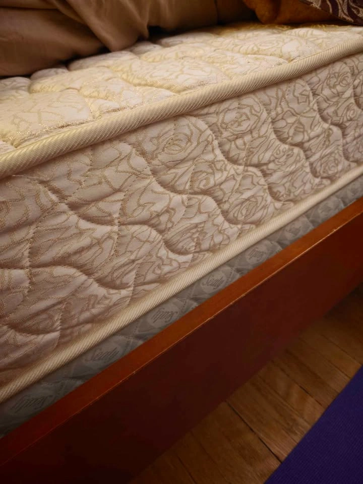 King Size Wood Bed Frame + Mattress - photo 2