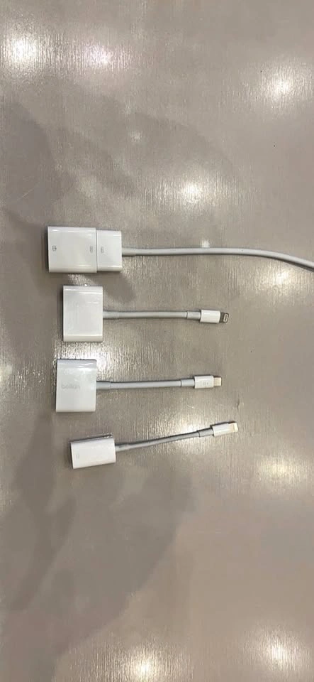 4 Adapter Cables: 3 Apple and 1 Belkin