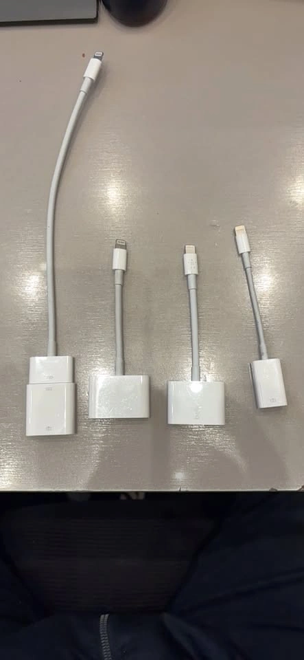 4 Adapter Cables: 3 Apple and 1 Belkin - photo 2