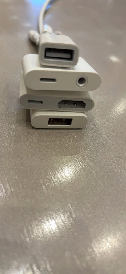 4 Adapter Cables: 3 Apple and 1 Belkin - photo 3