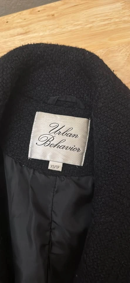 Urban Behaviour coat - Black - Size XS - photo 3