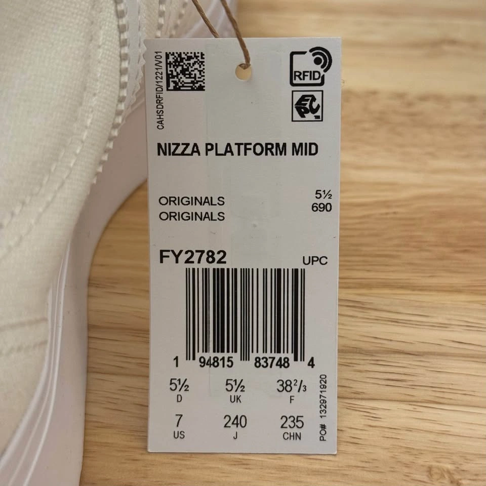 Adidas Nizza platform mid, white - Women’s size 7 - photo 5