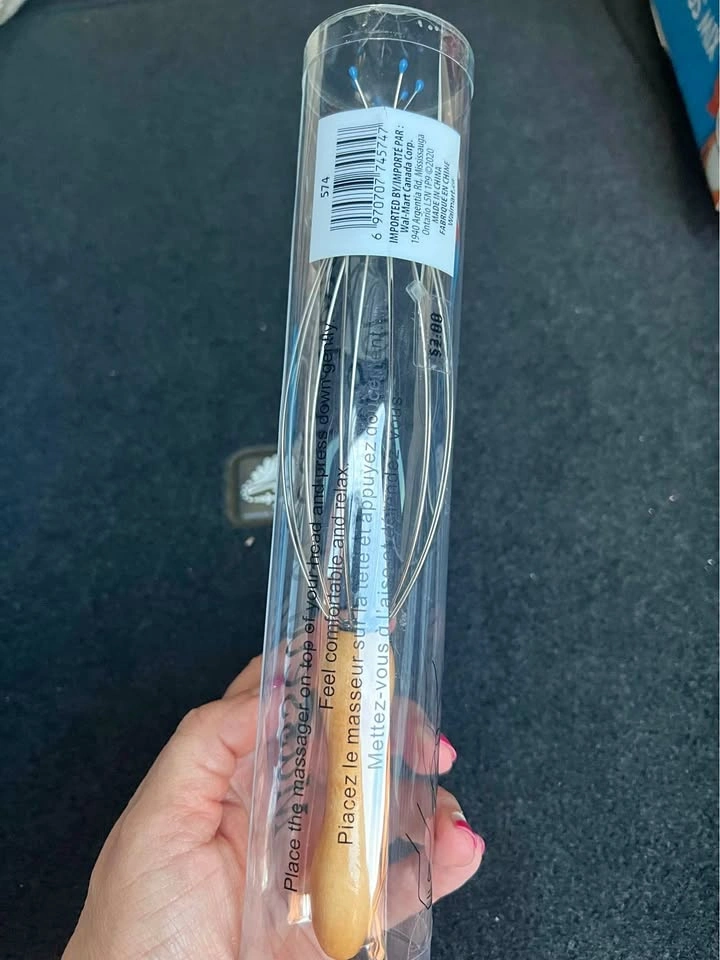 Brand New Wire Scalp Massager / Head Scratcher (Sealed in Tube)