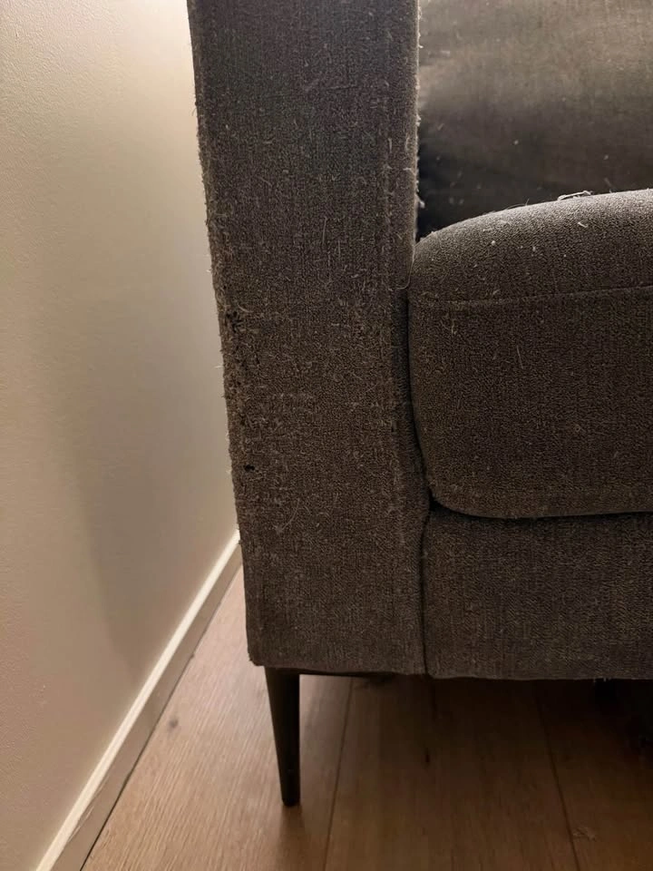 Grey Fabric Sofa and Loveseat Set - photo 4
