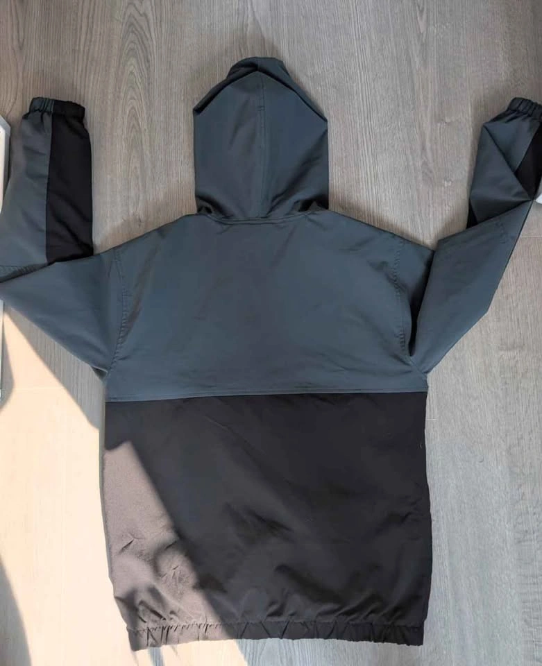 Zara blue & black color block windbreaker jacket size 13_14 year - photo 2