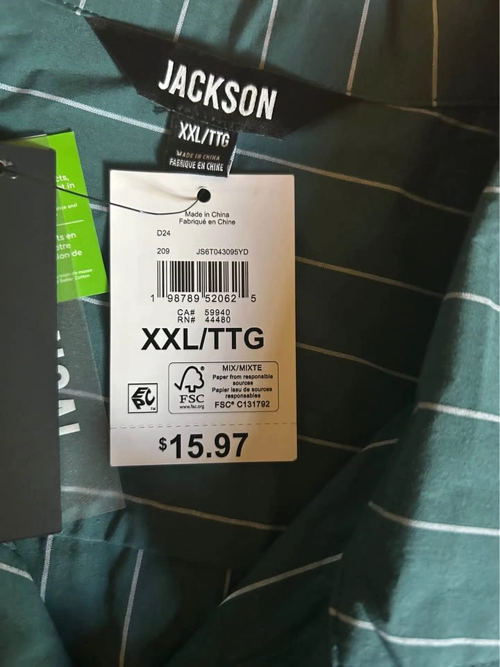 Children size- Jackson Short Sleeve Button Down Shirt XXL - photo 2