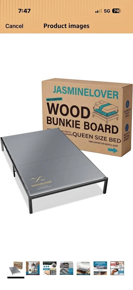 Queen size bunkie board