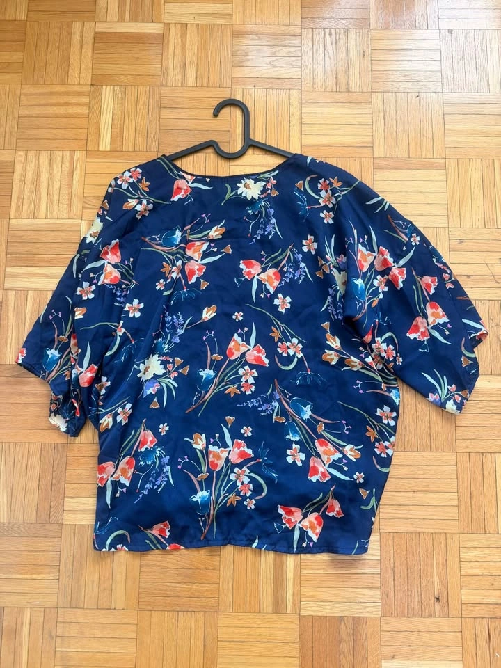 Mango Suit Floral Blouse size XL - photo 2