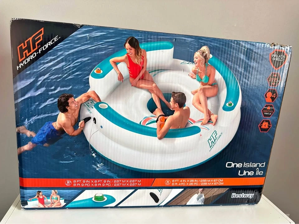 Bestway Hydro-Force One Island Inflatable Float – Brand New, Sea