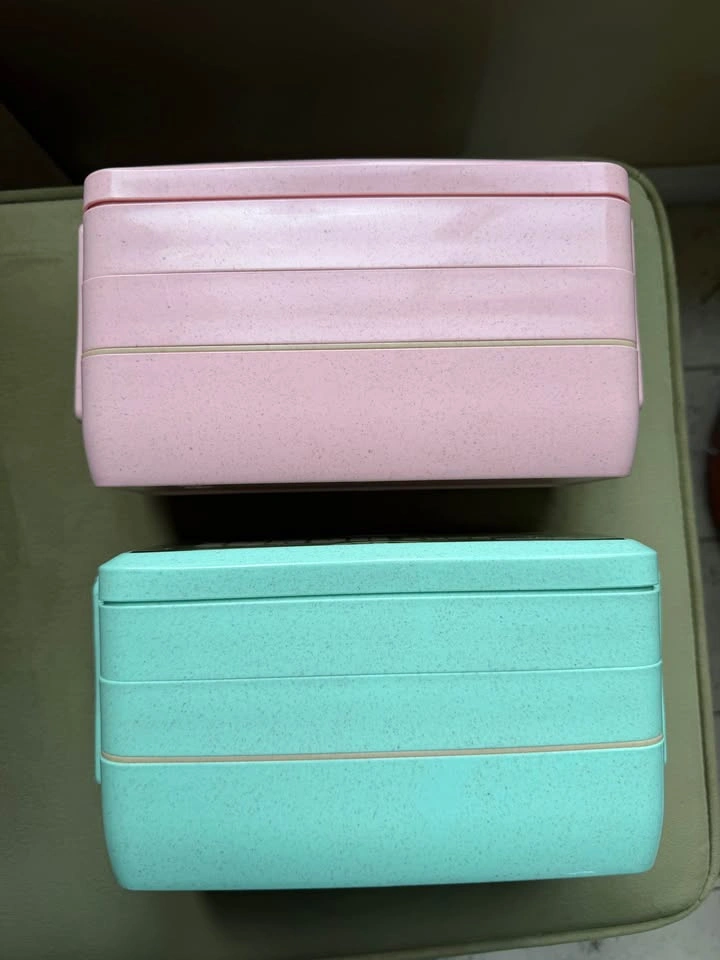 2 Stackable Bento Boxes w/ Cutlery included - photo 2