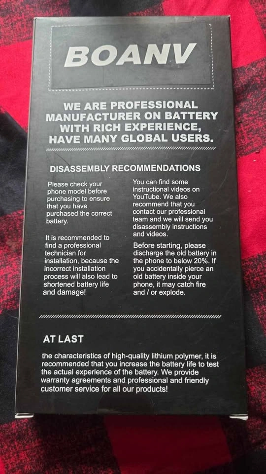BOANV High Capacity 3300mAh Replacement Battery for iPhone 8 - photo 5