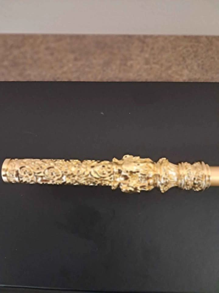 Gold Gilded Copper Monkey King Golden Cudgel 2025 1.2KG - photo 4